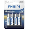 PHILIPS baterie Ultra Alkaline 4ks (LR6E4B/10, AA, LR6) PHILIPS baterie Ultra Alkaline 4ks (LR6E4B/10, AA, LR6)