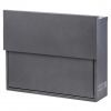 Kovoinoxshop Poštová schránka (410x330x102mm), list: B4 Farba: Grafit RAL7021 Kovoinoxshop Poštová schránka (410x330x102mm), list: B4 Farba: Grafit RAL7021