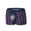 Pánske vianočné boxerky modré sob Reindeer, veľ. XL Pánske vianočné boxerky modré sob Reindeer, veľ. XL