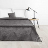 SZ Zamatový prehoz na posteľ LUIZ4 grafitový 170x210 cm