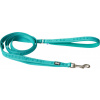 Vodítko pro psy Hurtta Casual Reflect. ECO, 180 cm/20 mm, paví zeleň Vodítko pro psy Hurtta Casual Reflect. ECO, 180 cm/20 mm, paví zeleň