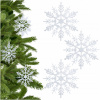 SNEHOVÉ VLOČKY NA VIANOČNÝ STROMČEK STROMČEK BIELE SNEHOVÉ VLOČKY VIANOČNÁ VIANOČNÁ DEKORÁCIA SADA 3 KS SNEHOVÉ VLOČKY NA VIANOČNÝ STROMČEK STROMČEK BIELE SNEHOVÉ VLOČKY VIANOČNÁ VIANOČNÁ DEKORÁCIA SADA 3 KS