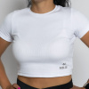 Ariel- Dámske crop top biele tričko Veľkosť mama: M/L Ariel- Dámske crop top biele tričko Veľkosť mama: M/L