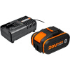Worx 20 V/4,0 Ah akumulátor WA3553 + 2,0 A nabíjačka WA3880 WA3604 Worx 20 V/4,0 Ah akumulátor WA3553 + 2,0 A nabíjačka WA3880 WA3604