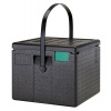 Termoizolačný box na pizzu Cam GoBox, horné plnenie, Cambro, Objem: 6 kartónov 330x330x(H)40 mm pre pizzu Ø320 mm, Čierna, 410x410x(H)339mm Termoizolačný box na pizzu Cam GoBox, horné plnenie, Cambro, Objem: 6 kartónov 330x330x(H)40 mm pre pizzu Ø320 mm, Čierna, 410x410x(H)339mm