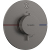 Hansgrohe ShowerSelect Comfort S - Termostat pod omietku pre 1 spotrebič, kartáčovaný čierny chróm 15553340 Hansgrohe ShowerSelect Comfort S - Termostat pod omietku pre 1 spotrebič, kartáčovaný čierny chróm 15553340
