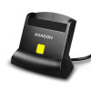 AXAGON CRE-SM2, USB-A StandReader 4-slot čtečka Smart card (eObčanka) + SD/microSD/SIM, kabel 1.3 m AXAGON CRE-SM2, USB-A StandReader 4-slot čtečka Smart card (eObčanka) + SD/microSD/SIM, kabel 1.3 m