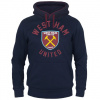 West Ham United pánska mikina s kapucňou Graphic navy blue West Ham United pánska mikina s kapucňou Graphic navy blue