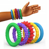 Senzorický antistresový náramok: Sada 5 kusov - pomôcka do školy Senzorický antistresový náramok: Sada 5 kusov - pomôcka do školy