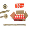 KLIMAS TX 8x200mm - 1 Kartón (4x50 ks) - Skrutky / Vruty do dreva s tanierovou hlavou, WKCP KLIMAS TX 8x200mm - 1 Kartón (4x50 ks) - Skrutky / Vruty do dreva s tanierovou hlavou, WKCP
