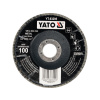 YATO lamelový brúsny kotúč sklonený 125 x 22,2 mm / P100 YATO lamelový brúsny kotúč sklonený 125 x 22,2 mm / P100