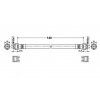 Škoda RAPID 07/12- brzdová hadica zadná /ATE/ Škoda RAPID 07/12- brzdová hadica zadná /ATE/