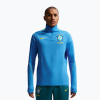 Pánska futbalová mikina Nike Brazil Strike light photo blue/light mint/midwest gold Pánska futbalová mikina Nike Brazil Strike light photo blue/light mint/midwest gold