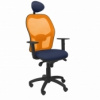 Kancelárska stolička s podhlavníkom Jorquera P&C ALI200C Modrá Námornícka modrá