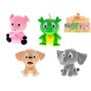 Zvieratká Piky, Ruby, Tamba, Damin plyšové 15cm 8ks v DBX Zvieratká Piky, Ruby, Tamba, Damin plyšové 15cm 8ks v DBX