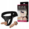 Dildo strap on Baile 10,5 cm telovej farby Dildo strap on Baile 10,5 cm telovej farby