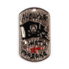 Známka s řetízkem JOLLY ROGERS /PIRÁTSKÁ VLAJKA/ Známka s řetízkem JOLLY ROGERS /PIRÁTSKÁ VLAJKA/