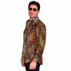 Pánska košeľa s panterím vzorom, veľkosť L/XL Pánska košeľa s panterím vzorom, veľkosť L/XL