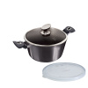 Berlinger Haus Hrniec s mramorovým povrchom a pokrievkou 28cm METALLIC LINE CARBON PRO EDITION 19324 1538140100 Berlinger Haus Hrniec s mramorovým povrchom a pokrievkou 28cm METALLIC LINE CARBON PRO EDITION 19324 1538140100