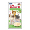 Inaba Churu cat snack Kurča s príchuťou hrebenatky 4 x 14 g Inaba Churu cat snack Kurča s príchuťou hrebenatky 4 x 14 g