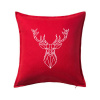 Geometria - Veľký jeleň - Vankúš 50x50 - 50x50 - Vrátane výplne ( Červená ) Geometria - Veľký jeleň - Vankúš 50x50 - 50x50 - Vrátane výplne ( Červená )