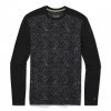 Smartwool M Merino 250 Baselayer Pattern Crew black bryan iguchi mountains pánský rolák - XXL Smartwool M Merino 250 Baselayer Pattern Crew black bryan iguchi mountains pánský rolák - XXL
