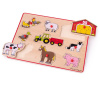 Bigjigs Toys Vkladacie puzzle Farmársky statok Bigjigs Toys Vkladacie puzzle Farmársky statok