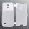 Gumené otváracie puzdro Samsung i9190 Galaxy S4 Mini, transparen Gumené otváracie puzdro Samsung i9190 Galaxy S4 Mini, transparen