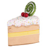 Dekorácia MagicHome Vianoce Candy Line, koláčik, hnedý, závesný, 13x9x15 cm Dekorácia MagicHome Vianoce Candy Line, koláčik, hnedý, závesný, 13x9x15 cm
