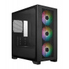 Cooler Master case Elite 301, mATX, Průhledná bočnice, 3x 120mm ARGB Fan, Černá Cooler Master case Elite 301, mATX, Průhledná bočnice, 3x 120mm ARGB Fan, Černá
