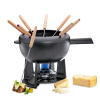 Sada na fondue SAAS-FEE matná černá 20 cm - SPRING SOLINGEN (SAAS-FEE sada na fondue, černá matná - SPRING SOLINGEN) Sada na fondue SAAS-FEE matná černá 20 cm - SPRING SOLINGEN (SAAS-FEE sada na fondue, černá matná - SPRING SOLINGEN)