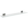 SAPHO X-SQUARE sklenená polica 700mm, chróm/mliečne sklo XQ009-06 SAPHO X-SQUARE sklenená polica 700mm, chróm/mliečne sklo XQ009-06