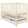 Detská postieľka so šuplíkom New Baby BASIC prírodná Detská postieľka so šuplíkom New Baby BASIC prírodná