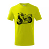 Športová motorka - Tričko detské bavlnené - 158 cm/12 rokov ( Limetková ) Športová motorka - Tričko detské bavlnené - 158 cm/12 rokov ( Limetková )