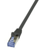 LogiLink Patch kabel kat.6A S/FTP PIMF 0.25m černý CQ3013S LogiLink Patch kabel kat.6A S/FTP PIMF 0.25m černý CQ3013S