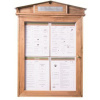 Osvětlená menu vitrína Securit Rustic Provedení sloupku: vitrína 4xA4 nástěnná Osvětlená menu vitrína Securit Rustic Provedení sloupku: vitrína 4xA4 nástěnná