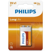 Philips baterie LONGLIFE 1ks blistr (6F22L1B/10, 9V, 6F22) Philips baterie LONGLIFE 1ks blistr (6F22L1B/10, 9V, 6F22)