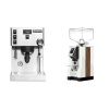 Rancilio Silvia PRO X + Eureka Mignon Specialita, WD white, walnut Rancilio Silvia PRO X + Eureka Mignon Specialita, WD white, walnut