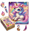 Puzzle Drevené puzzle 20 dielikov Magické Sny Jednorožca pre deti Wooden.City Puzzle Drevené puzzle 20 dielikov Magické Sny Jednorožca pre deti Wooden.City