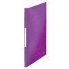 Katalógové knihy 20 obalov Leitz WOW Purpurová Katalógové knihy 20 obalov Leitz WOW Purpurová