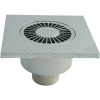 Vertikální koupelnový odtok Marley ABS DN 50 chromovaný 150 mm x 150 mm Vertikální koupelnový odtok Marley ABS DN 50 chromovaný 150 mm x 150 mm