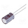 Kondenzátor elektrolytický low ESR THT 47uF 63VDC Ø8x11,5mm Kondenzátor elektrolytický low ESR THT 47uF 63VDC Ø8x11,5mm