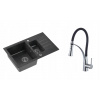 Kuchynská batéria - Čierne čierne umývadlo batérie (Kuchynská batéria - Čierne čierne umývadlo batérie) Kuchynská batéria - Čierne čierne umývadlo batérie (Kuchynská batéria - Čierne čierne umývadlo batérie)