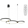 Kruhová 3 led lampa + diaľkové ovládanie APP752-30-40-50 čierna Kruhová 3 led lampa + diaľkové ovládanie APP752-30-40-50 čierna