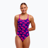 Dámske jednodielne plavky Funkita Diamond Secure One Piece pinky palms Dámske jednodielne plavky Funkita Diamond Secure One Piece pinky palms