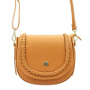 Hnedá elegantná crossbody kabelka Gregorio L1703 Hnedá elegantná crossbody kabelka Gregorio L1703