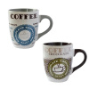 Keramický hrnček TORO 350ml káva zelená / modrá Keramický hrnček TORO 350ml káva zelená / modrá