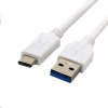 C-Tech CB-USB3C-20W USB 3.0 AM na Type-C, (AM/CM), 2m, bílý C-Tech CB-USB3C-20W USB 3.0 AM na Type-C, (AM/CM), 2m, bílý