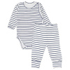 Zavinovacie rebrované body + tepláčky, 2D sada Prúžok, granát, veľ. 62 Zavinovacie rebrované body + tepláčky, 2D sada Prúžok, granát, veľ. 62