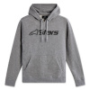 Alpinestars mikina BLAZE HOODIE 3 sivo/čierna Veľkosť: L Alpinestars mikina BLAZE HOODIE 3 sivo/čierna Veľkosť: L